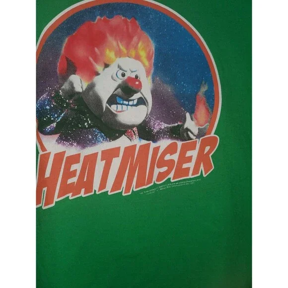 THE YEAR WITHOUT A SANTA CLAUS Christmas T-Shirt MENS Size XL Heat Miser Green - Picture 2 of 5